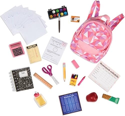 Conjunto de juego Off To School de la marca Our Generation