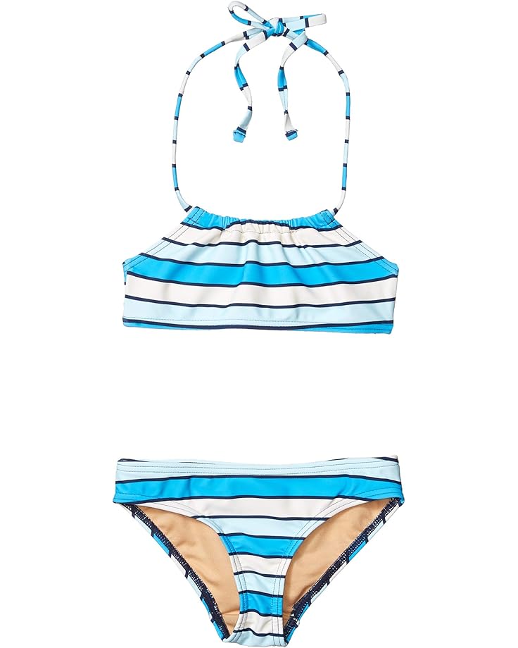 Toobydoo Grace Bay Aqua Bandeau Bikini (Toddler/Little Kids/Big Kids) - Main View