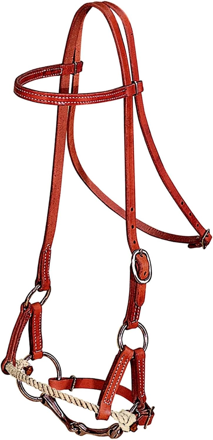 WEAVER Harness Leather Single Rope Half Breed