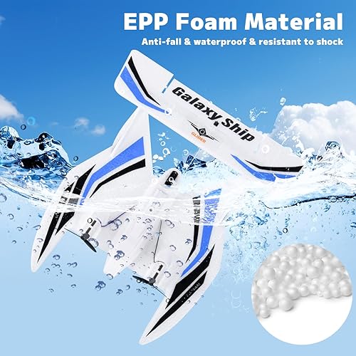 Miniatura 5 de OMNANGO Hobby RC Airplanes - Sea Land & Air RC Avión KF603, 2.4GHZ impermeable Rc avión y sistema de estabilización giroscopio de 6 ejes para