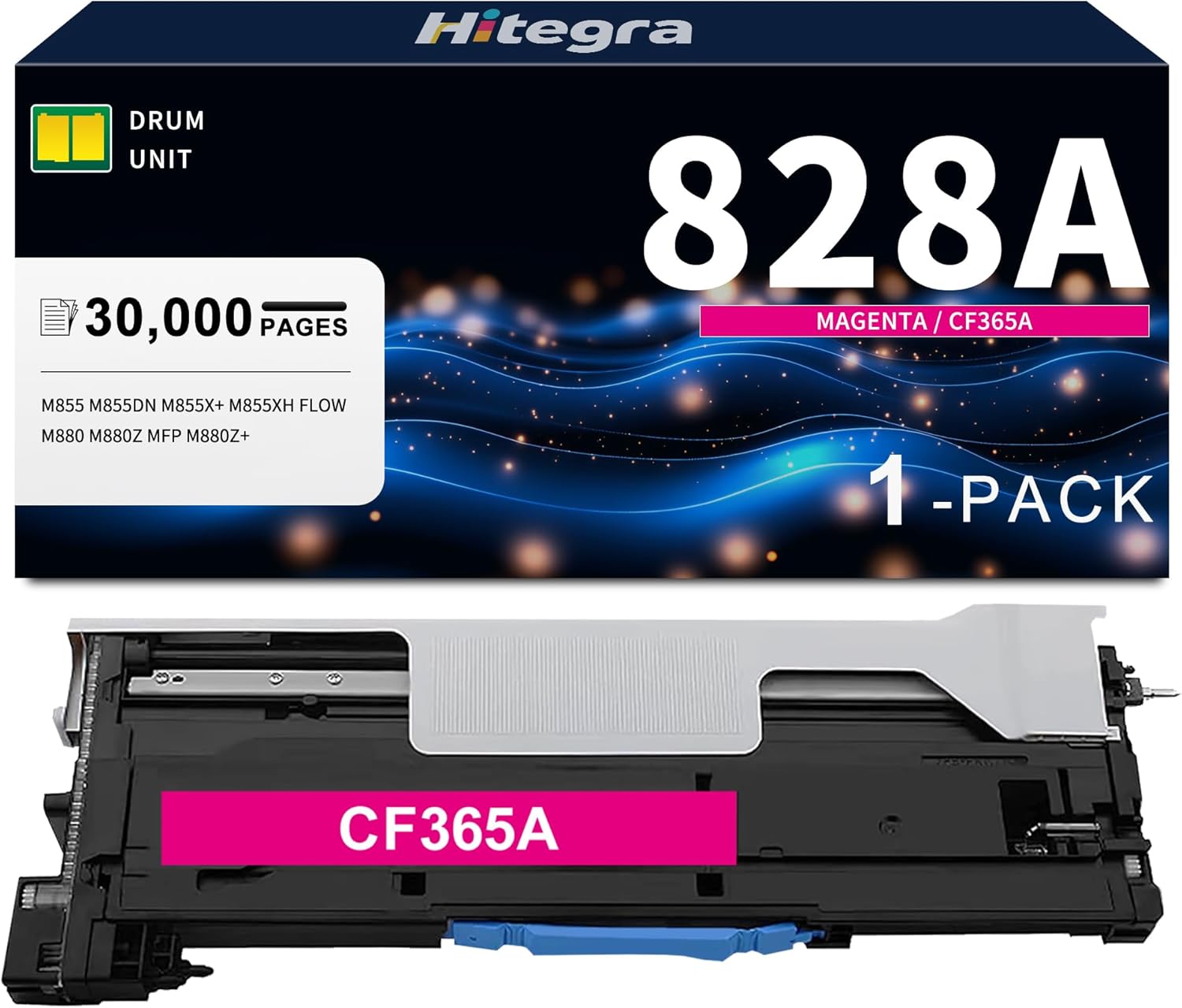 828A Drum Unit CF365A Replacement for HP 828A Imaging Unit for Color Enterprise M855 M855dn M855x+ M855xh Flow M880 M880z MFP M880z+ MFP Printer CF365A Drum Unit, 1-Pack