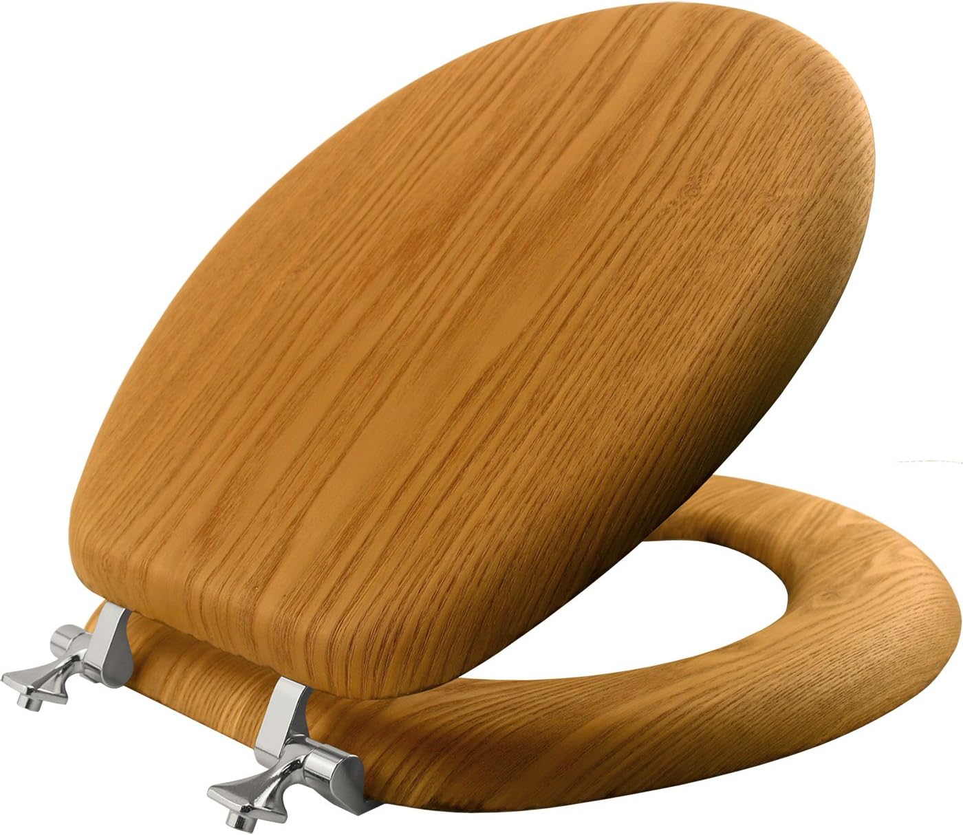 Toilet Seat Rnd Nat Oak