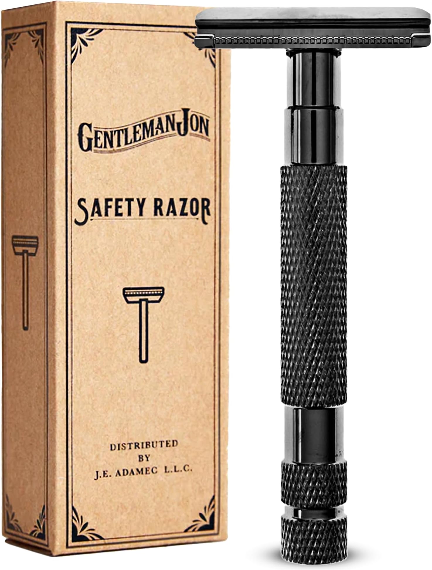 Gentleman Jon Gunmetal Safety Razor