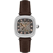 Thomas Earnshaw Mens 38mm Heritage Chester Skeleton Automatic Watch with Leather Strap ES-8311