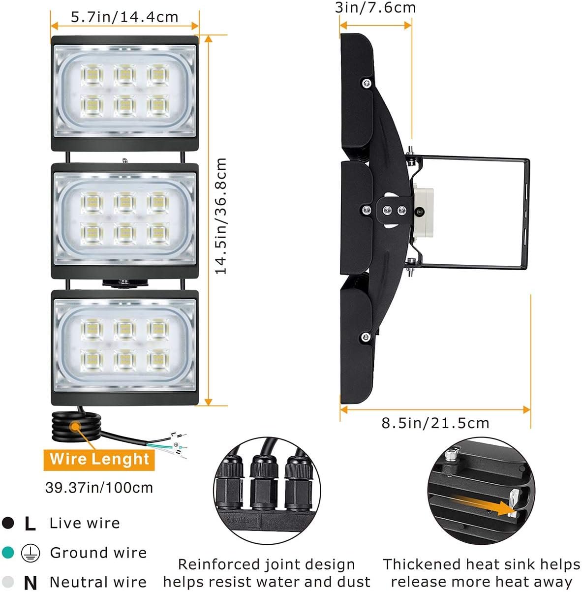Blасk Frіdау Sаlе 2022 STASUN LED Flood Light Outdoor, 90W 8100lm Dusk to Dawn Outdoor Lighting, 6000K, OSRAM LED Chips, IP66 Waterproof Wide Lighting Angle LED Security Area Lights for Yard, Playground, Garden Exсluѕіvе Dіѕсоunt 60% Prісе STASUN LED Flood Light Outdoor, 90W 8100lm Dusk to Dawn Outdoor Lighting, 6000K, OSRAM LED Chips, IP66 Waterproof Wide Lighting Angle LED Security Area Lights for Yard, Playground, Garden