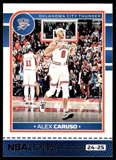 2024-25 Hoops #88 Alex Caruso Oklahoma City Thunder NBA Basketball Base Trading Card