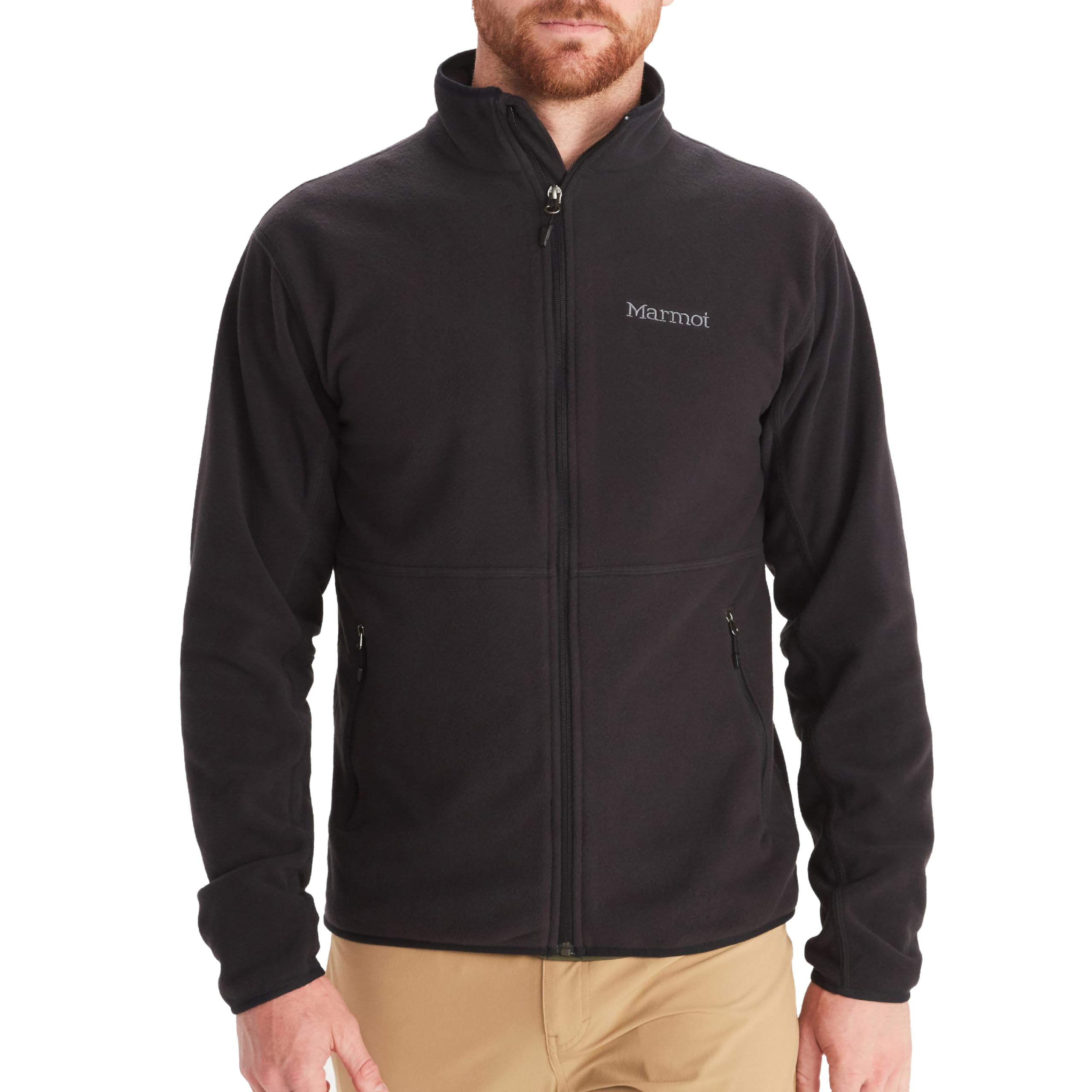 Men's Rocklin Full-Zip Jacket - Classic, Warm, Lightweight 100-Weight Fleece Layer