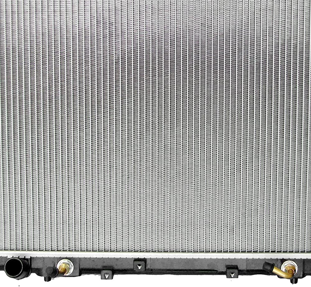 ASAPE 2806 Radiator and 3246 Condenser Engine Replace Kit Fit for Honda Odyssey 2005-2010 (Aluminum) - Set of 2