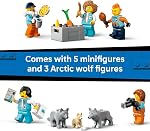 LEGO City Camion de Laboratoire Scientifique Explorateur Arctique Jouet de Construction - Ensemble de Jeu de Rôle STEM pour Garçons et Filles, Âges 8+ - Camion Jouet à Construire pour Enfants Avec 5 Minifigures - Idée de Cadeau pour Anniversaires - 60471