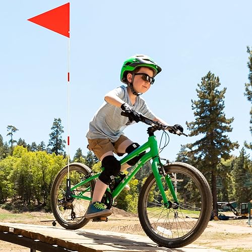 Miniatura 2 de 2 banderas de seguridad para bicicletabandera de EE. UU., poste de fibra de vidrio resistente, poliéster a todo color, resistente al desgarro,