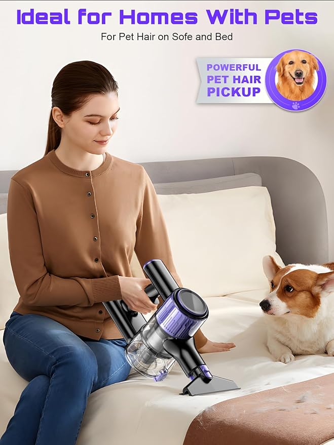 Aspiradora Inalámbrica Escoba 10 en 1 con Potente Succión y miniatura 6