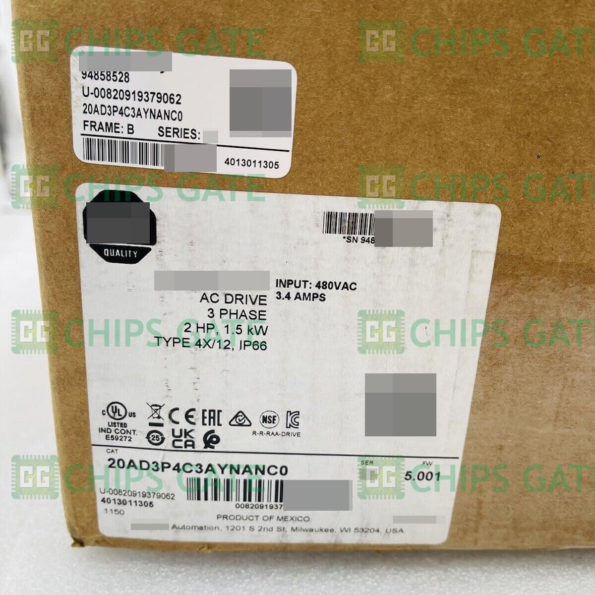 ONE NEW in Box 20AD3P4C3AYNANC0 for DELIVERY
