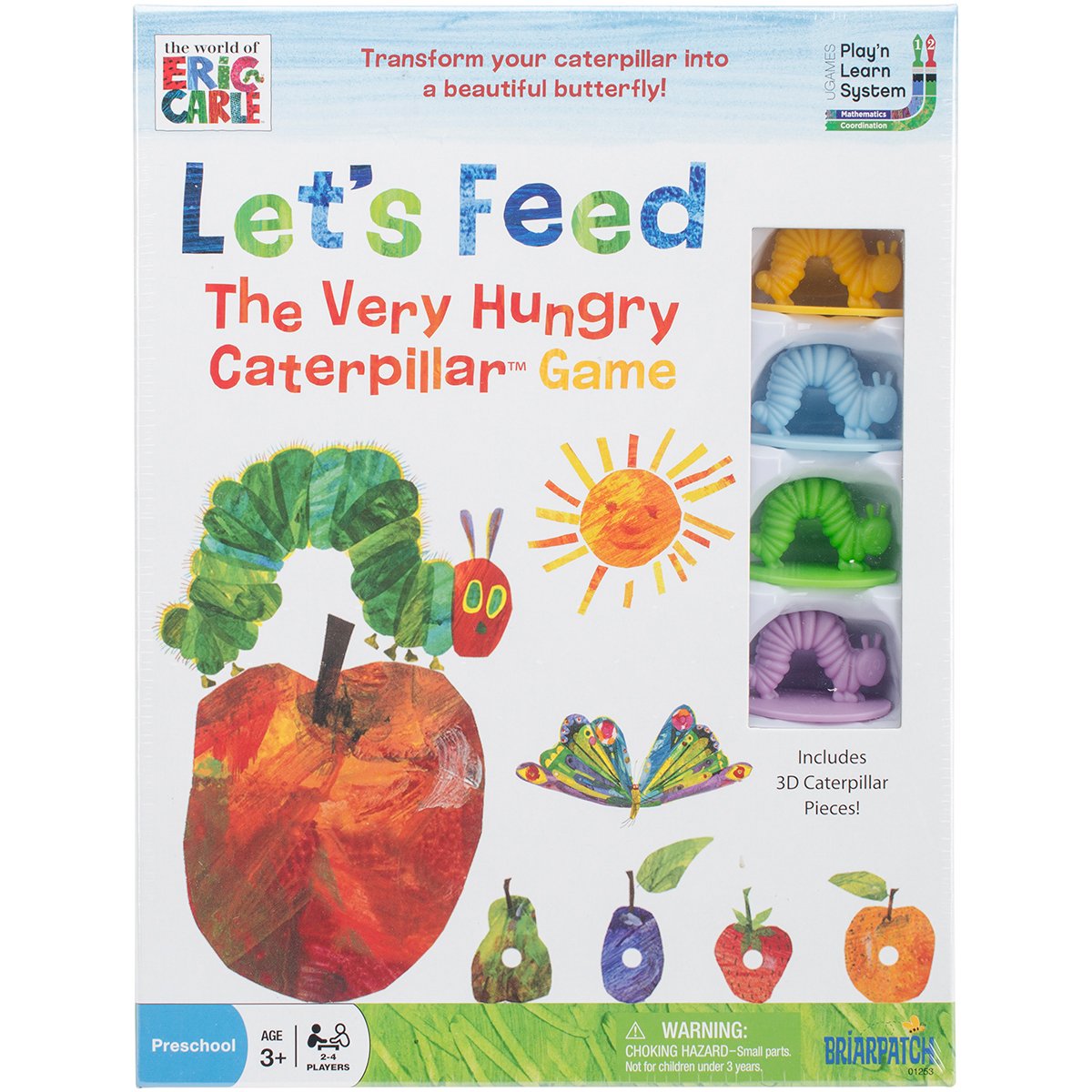 Amazon.com: Briarpatch The World of Eric Carle Let's Feed The Very Hungry  Caterpillar Counting Cards Kids Game, Fun For Preschool Children Ages 3 &  Up, Brown : Tools & Home Improvement