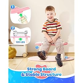 Seimome Magnetic Drawing Board, Toddler Girl Toys for 1-3 Year Old, Doodle Board Learning and Educational Kids Toys for 1 2 3 Year Old Baby Birthday GIF- Pink