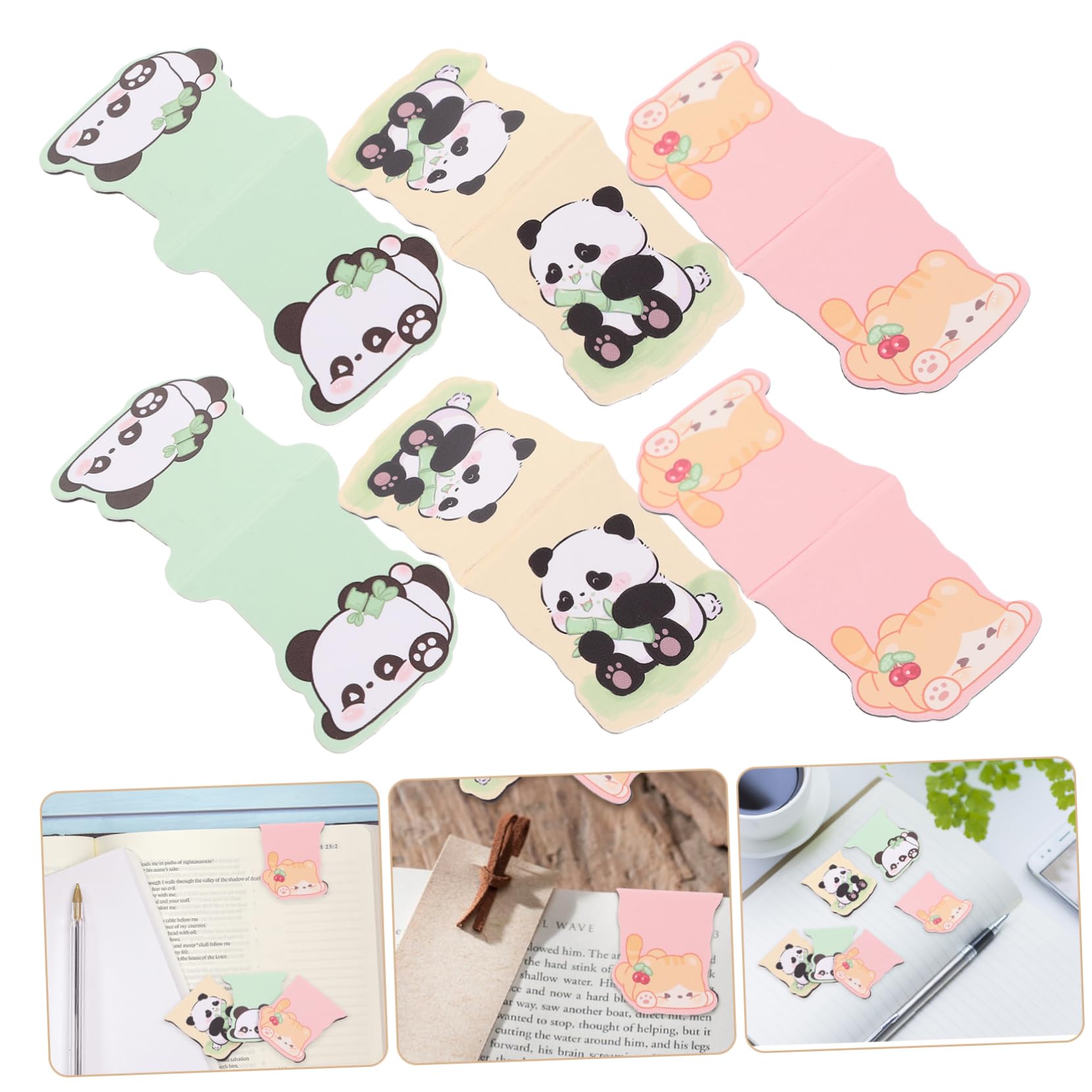 5 Ensembles Signet Magnétique Signets Magnétiques Pour Enfants Aimants Artisanaux Livre Decoration Livre Décoration Clips -pages Magnétiques Signets Uniques 15 Pièces * 5