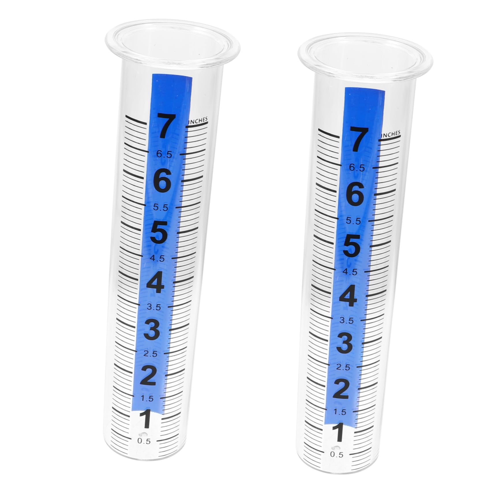 BESPORTBLE 3 Set Pluviometro Da Giardino Espandibile Kit Erogatori Pluviometri Tubo Flessibile Catena Della Pioggia Misura Piovere Solare Plastica Riutilizzabile 2 Pezzi * 3
