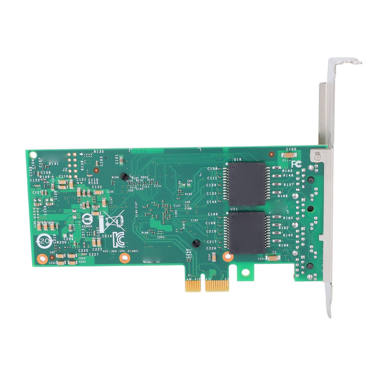 Sxhlseller Karta Sieciowa PCI Express Stabilna Transmisja Wysoka wydajność dla Serwerów Stacjonarnych, Adapter Sieciowy PCIE 2.1 X1 dla Centrów Danych Przemysłowe Urządzenia Wizyjne, 1 X Karta