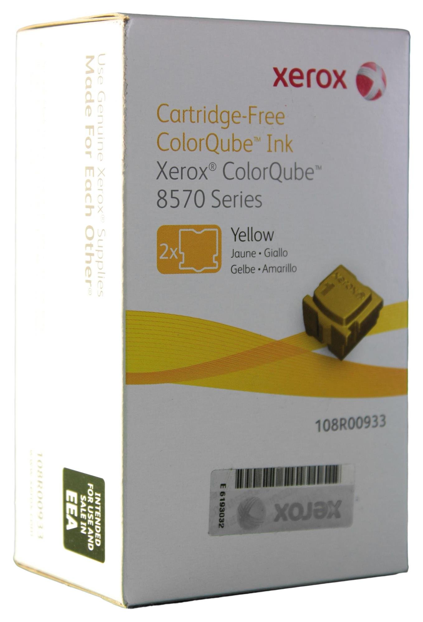Xerox Tinta para ColorQube 8570, Amarillo (2 Barras 4400 páginas) - Rodillo de Tinta (Amarillo (2 Barras 4400 páginas)) Si