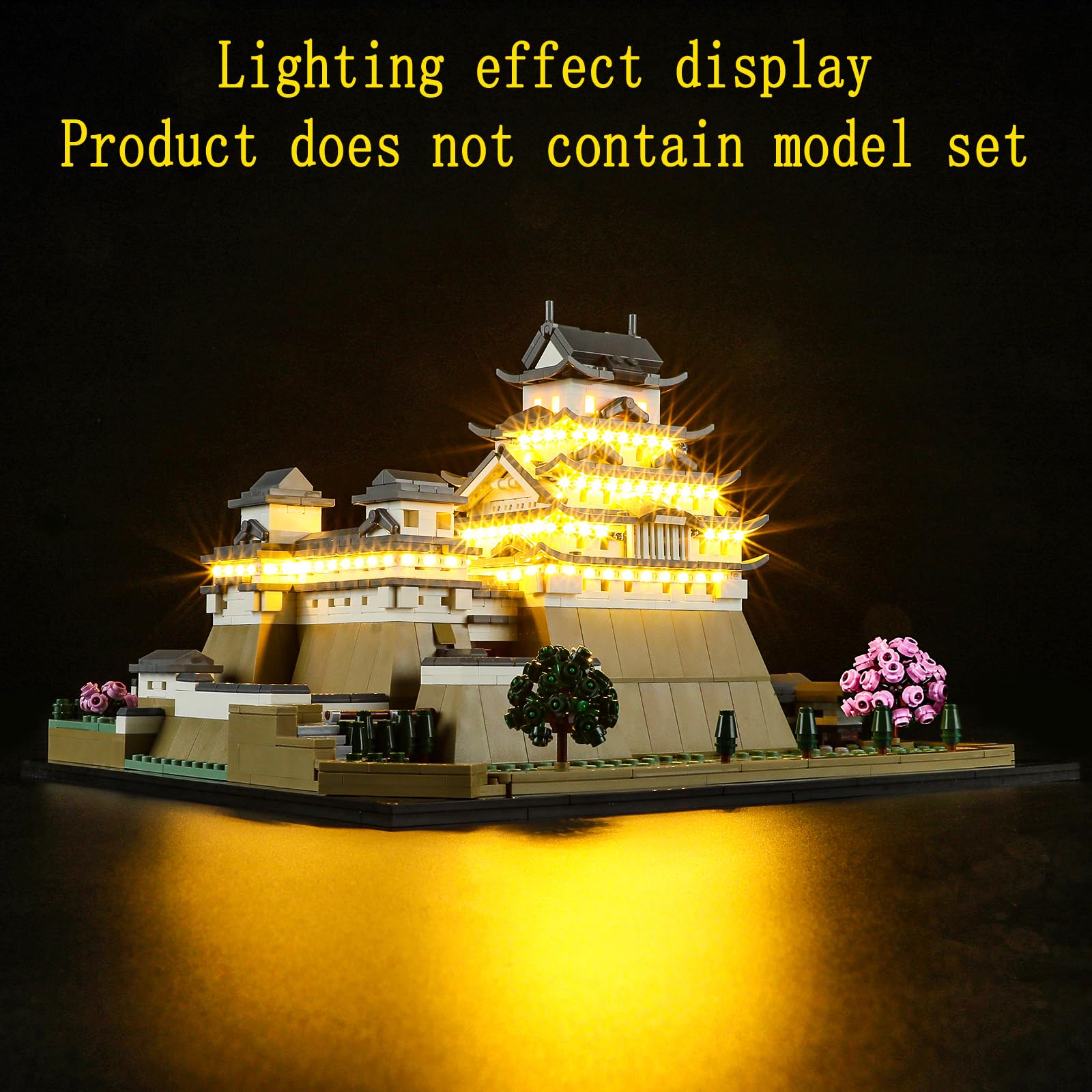 LIGHTAILING Kit d'éclairage LED pour Lego- 21060 Castello di Himeji