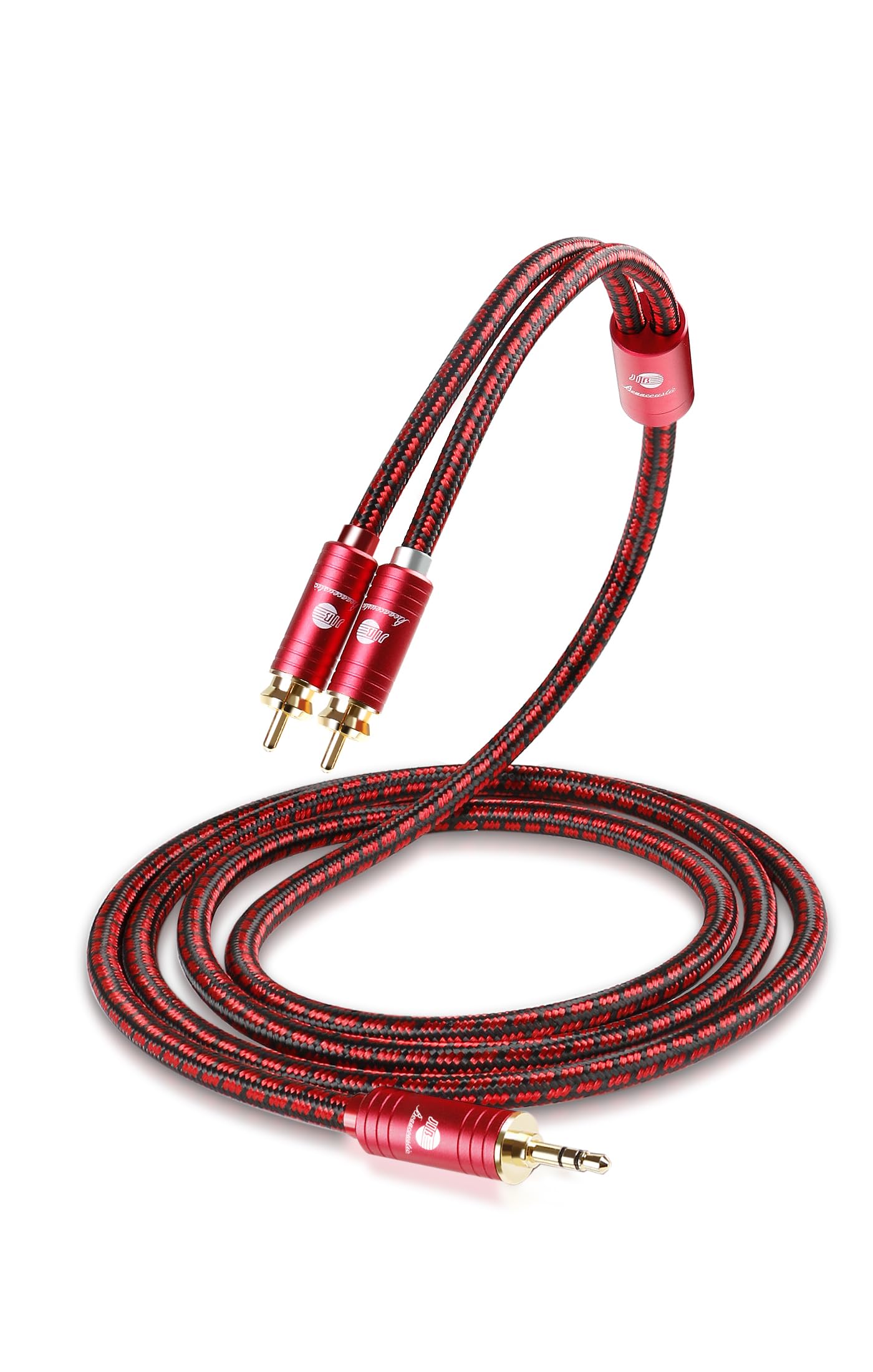 Amazon | JIB RCA 3.5mm 変換ケーブル 1.0M ステレオケーブル