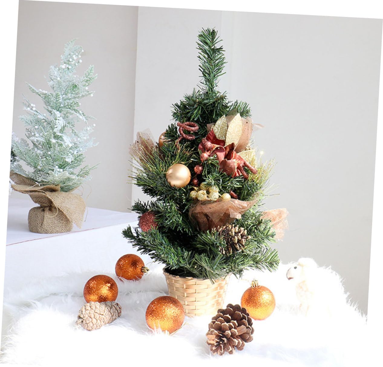MERRYHAPY 6pcs Christmas Tree Support Bracket Sturdy Xmas Tree Stand for Easy to Install Smooth for Holiday Decorations