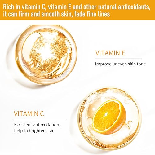 Miniatura 5 de Suero de vitamina C al 20% para la cara, suero facial de vitamina C con hialurónico y aminoácidos que hidrata y regordeta la piel  1 onza líquida