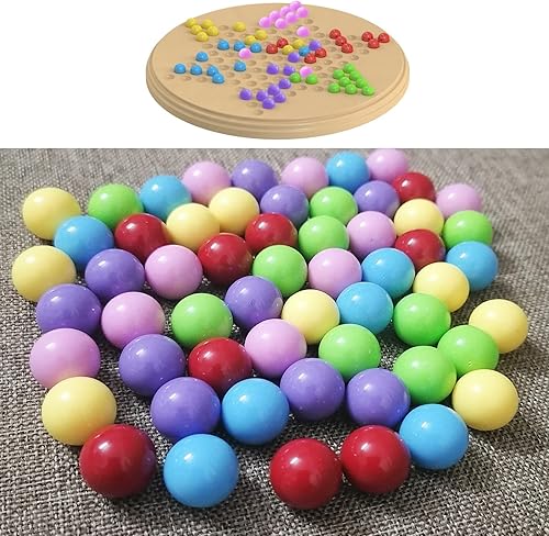 Miniatura 6 de Yoeevi 90 bolas de mármol de repuesto para juegos bolas de plástico de 916 pulgadas 0551in para damas chinas juego de canicas hipopótamos