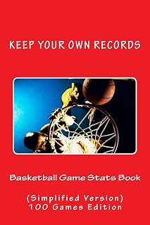 Basketball Game Stats Book: Keep Your Own Records (Simplified Version) (Team Colors)