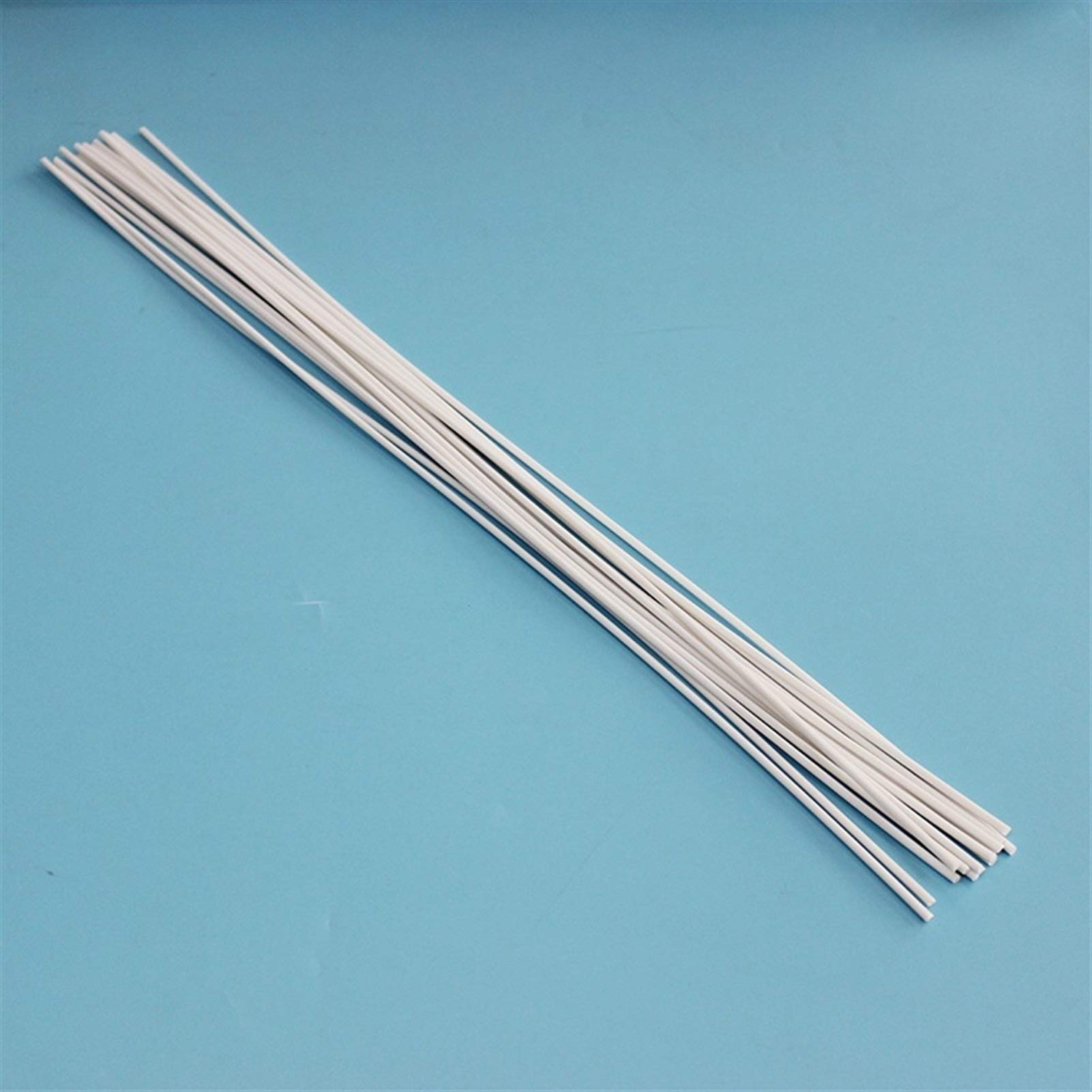 Temhyu White Pa6 Nylon Plastic Welding Rods, Length 250+/-5Mm, Round 4Mm Stick Polyamide,