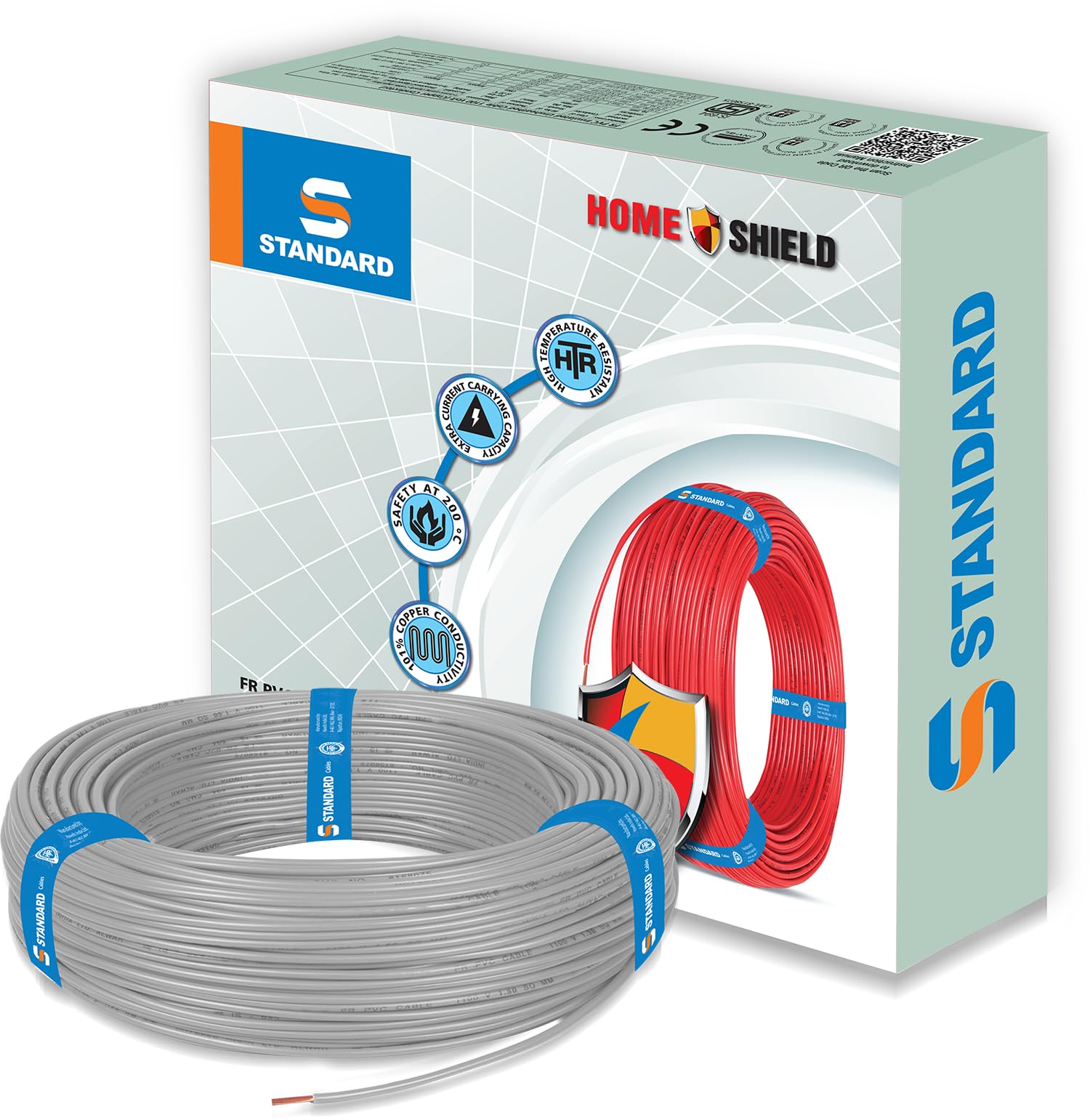 Standard HTR HOME SHIELD CABLE 1.0 SQMM FX Grey 90M-image-39