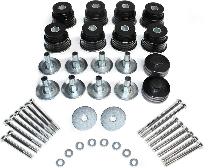 Kit de buchas do suporte da cabine TASTONTUP KF04058BK para Ford F-250 F-350 Super Duty 1999–2007 – Dianteiro