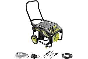 Sun Joe SJG4100LP Portable Propane Generator | Push-Button Electric + Recoil Start...
