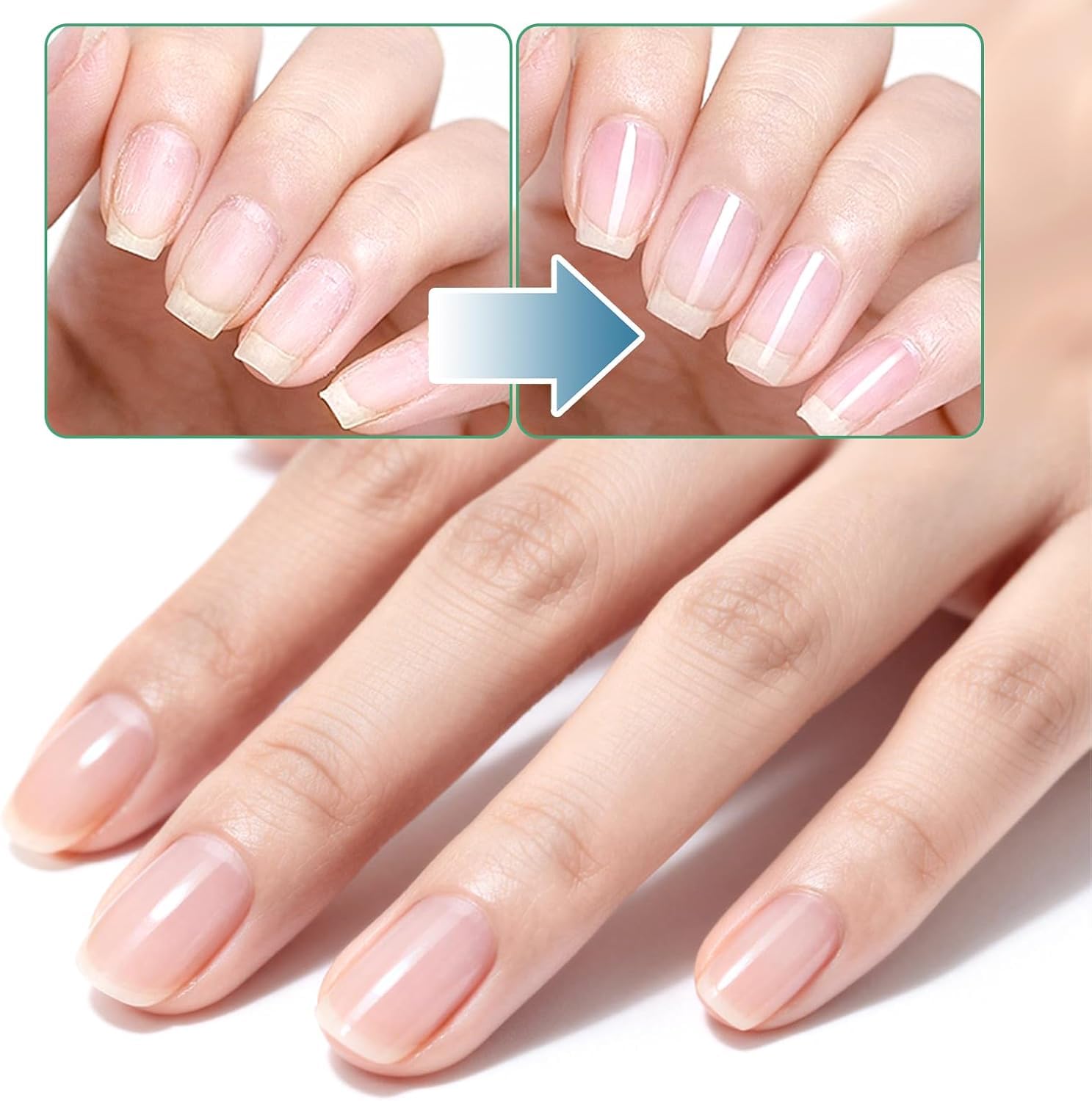 3 Days Nail Care, 2pcs Nail Care Oil with Keratin Amino Acid Formula, Fast Strengthening & Hydrating for Dry, Weak & Fragile Nails - 4