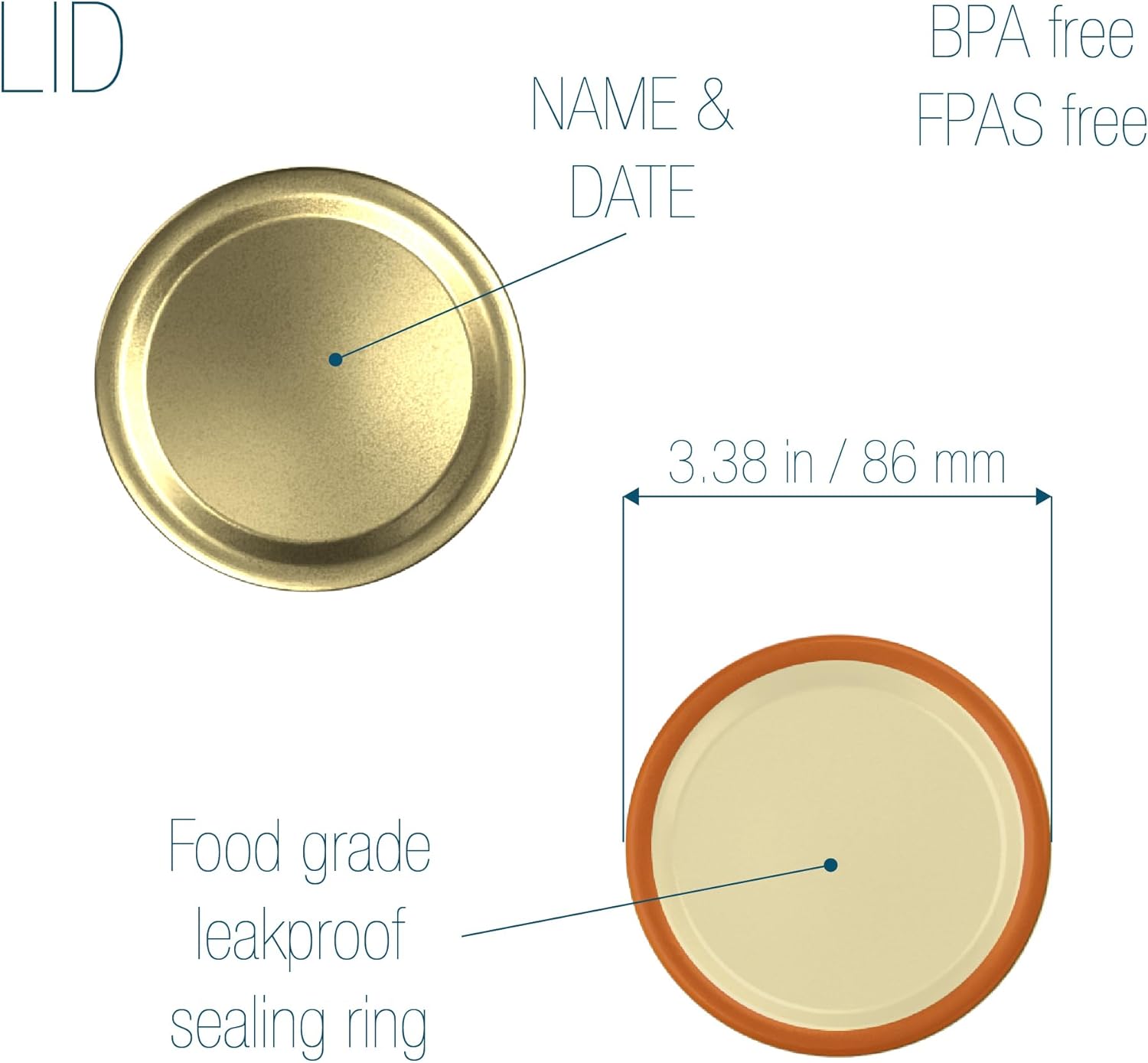 Wide Mouth Pint Jars, Lids, and Bands for Canning