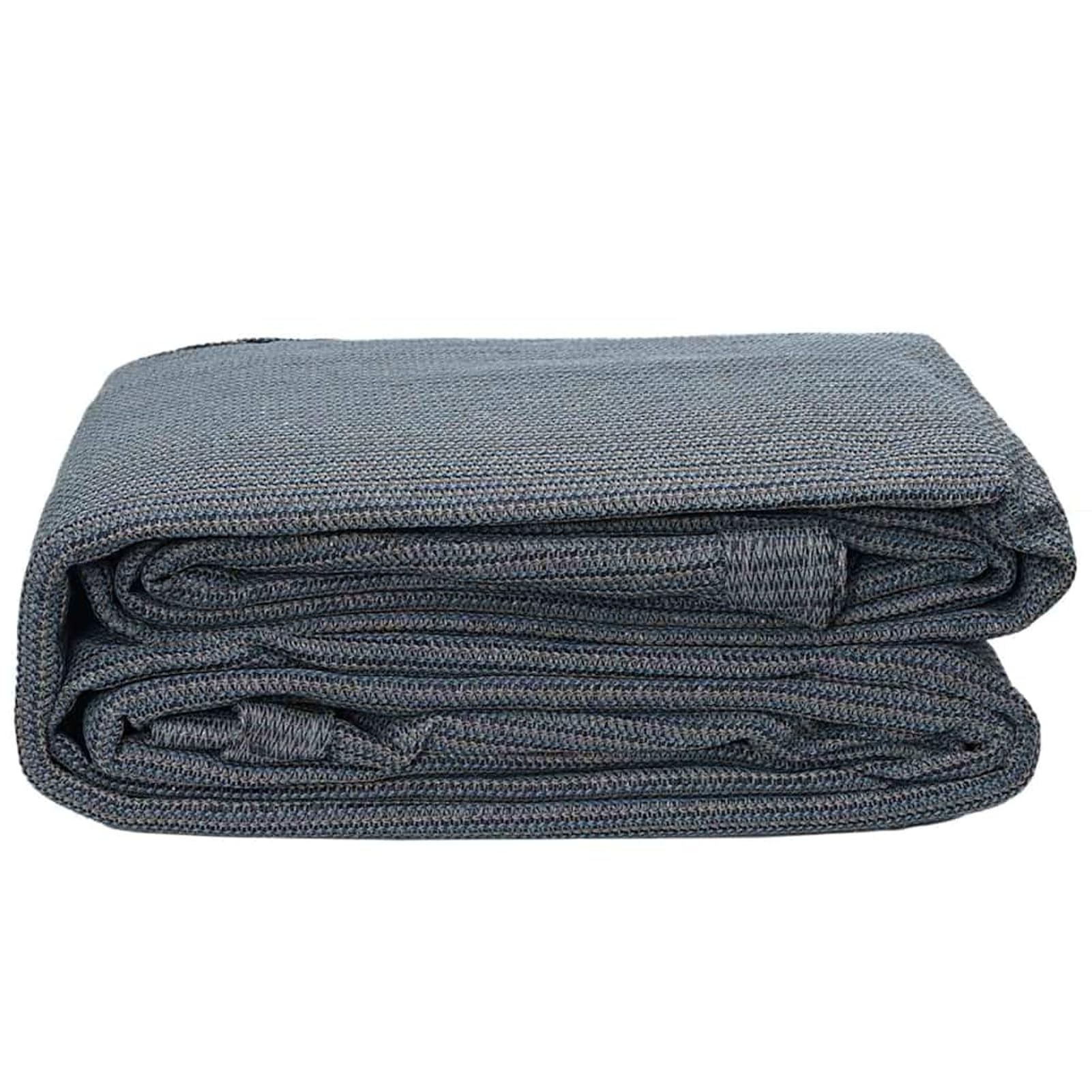 Gecheer Zelt Zubehör Blau-grau Polyester 400 x 700 cm Robust Zelteppich Zeltdeckel Picknickdecke Wohnwagen Balkon Outdoor