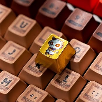 Amazon.com: Akko 8th Anniversary Titanium Alloy Artisan Keycap