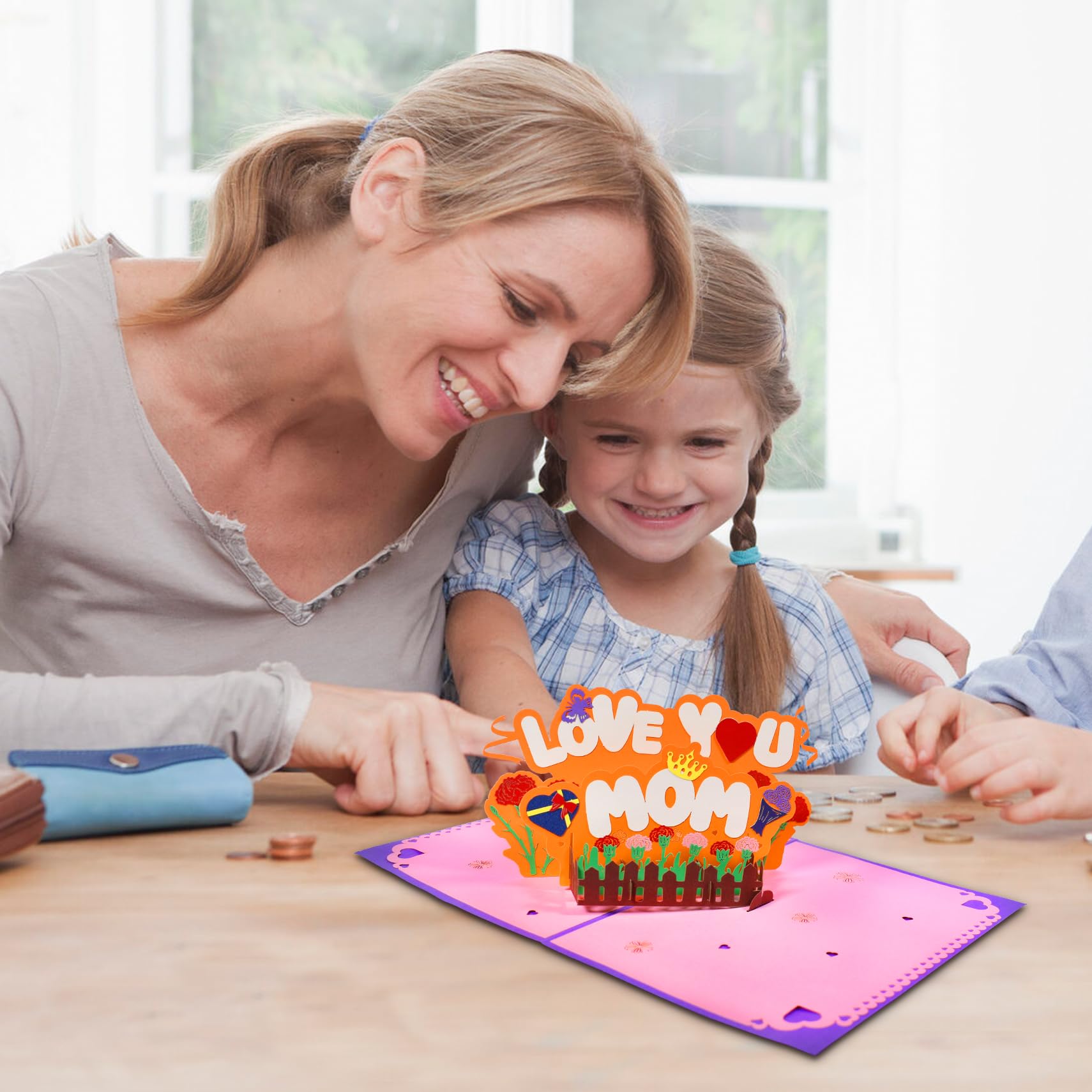 CARTE DE FÊTE Des Mères, Carte D'anniversaire Romantique Pour Festival