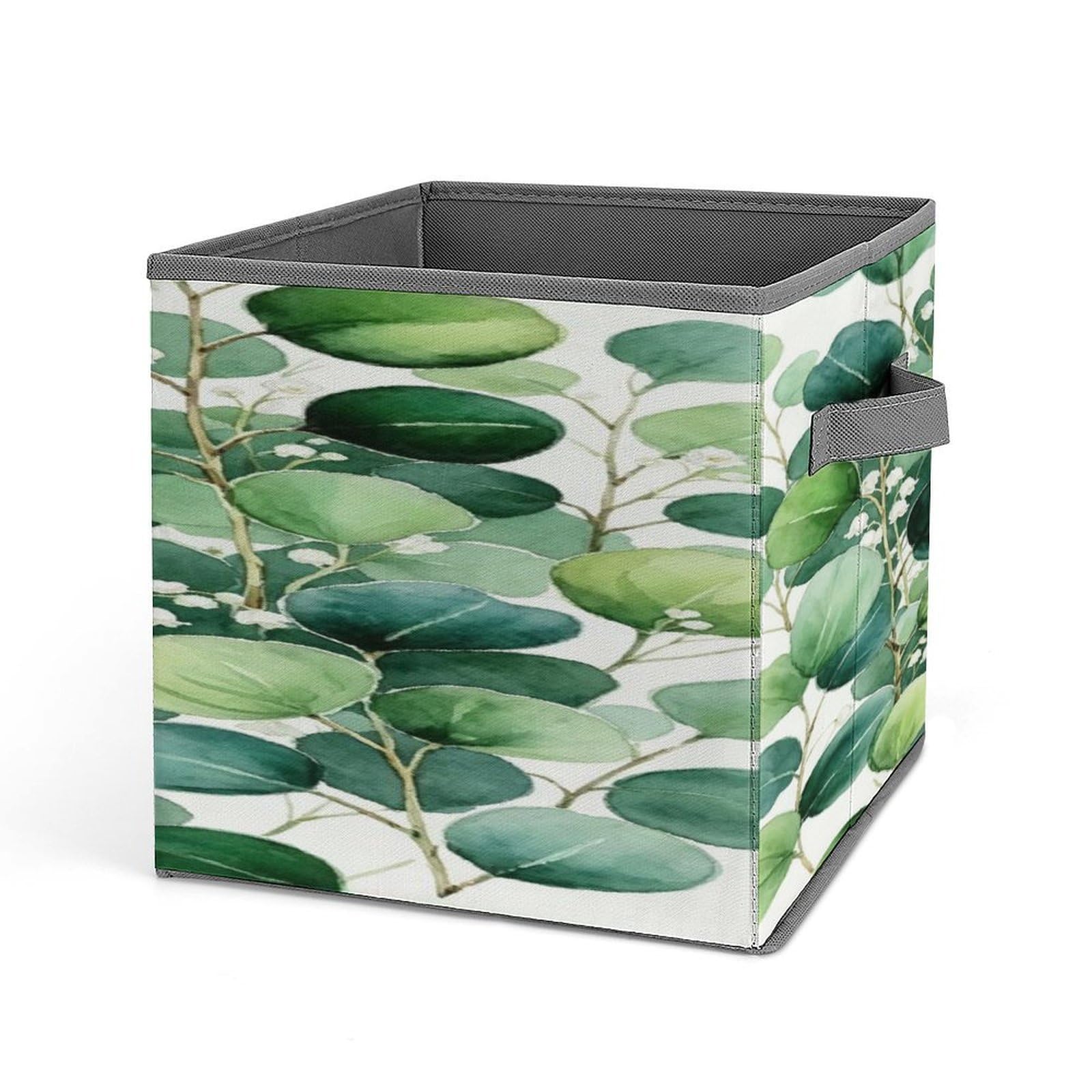 Fekiloot Style Eucalyptus Leaves Storage Bins Storage Baskets