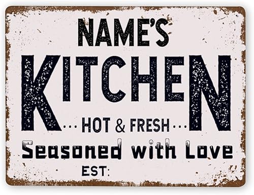 Miniatura 11 de Letreros de cocina personalizados personalizados para cocina, decoración de pared, letreros de metal para restaurante de mostrador, bar en casa