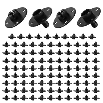 100 Pack Upholstery Fasteners Clip for Panel BeauClip Fasteners