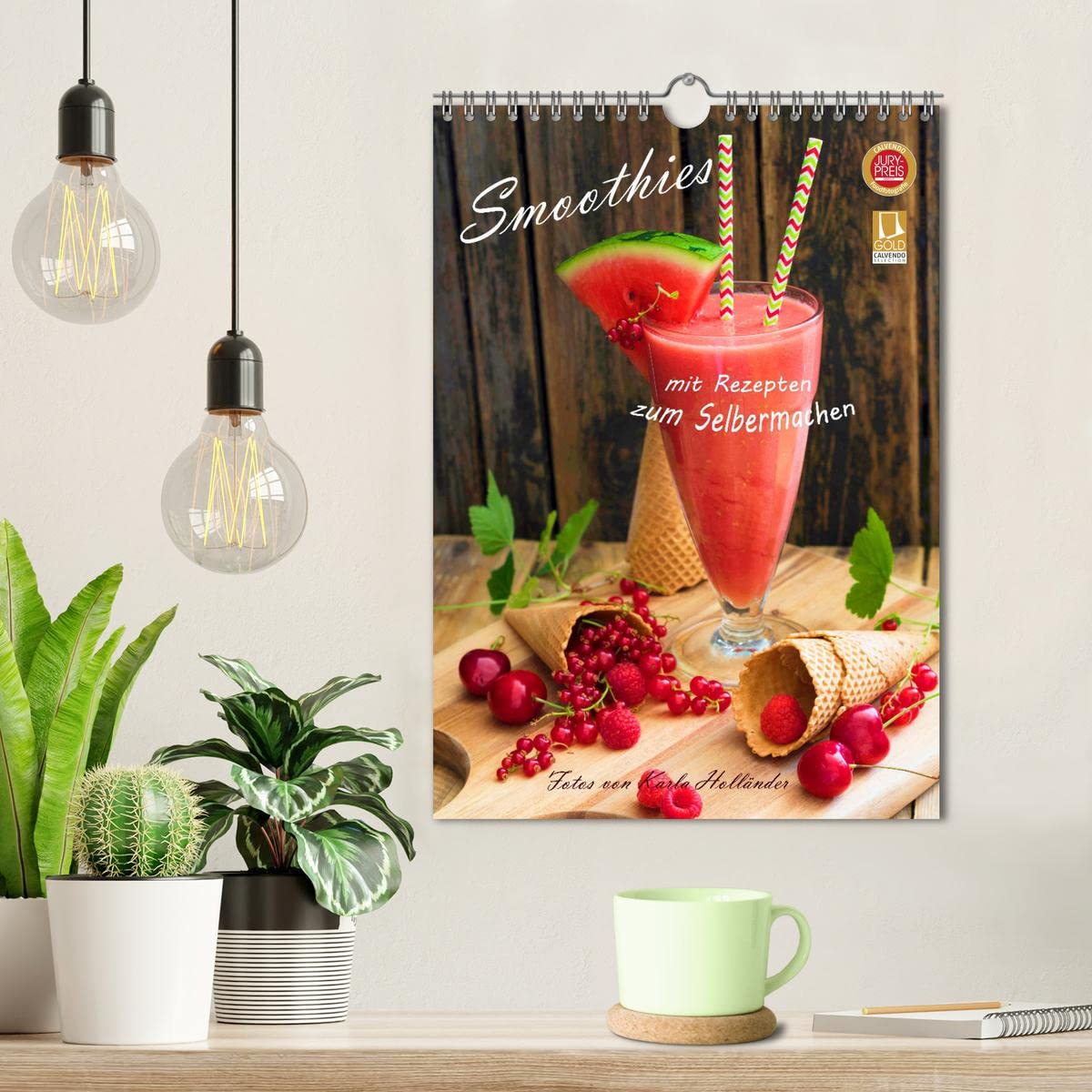 Smoothies zum Selbermachen (Wandkalender 2025 DIN A4 hoch), CALVENDO Monatskalender: Leckere Smoothies mit Rezept (CALVENDO Lifestyle)
