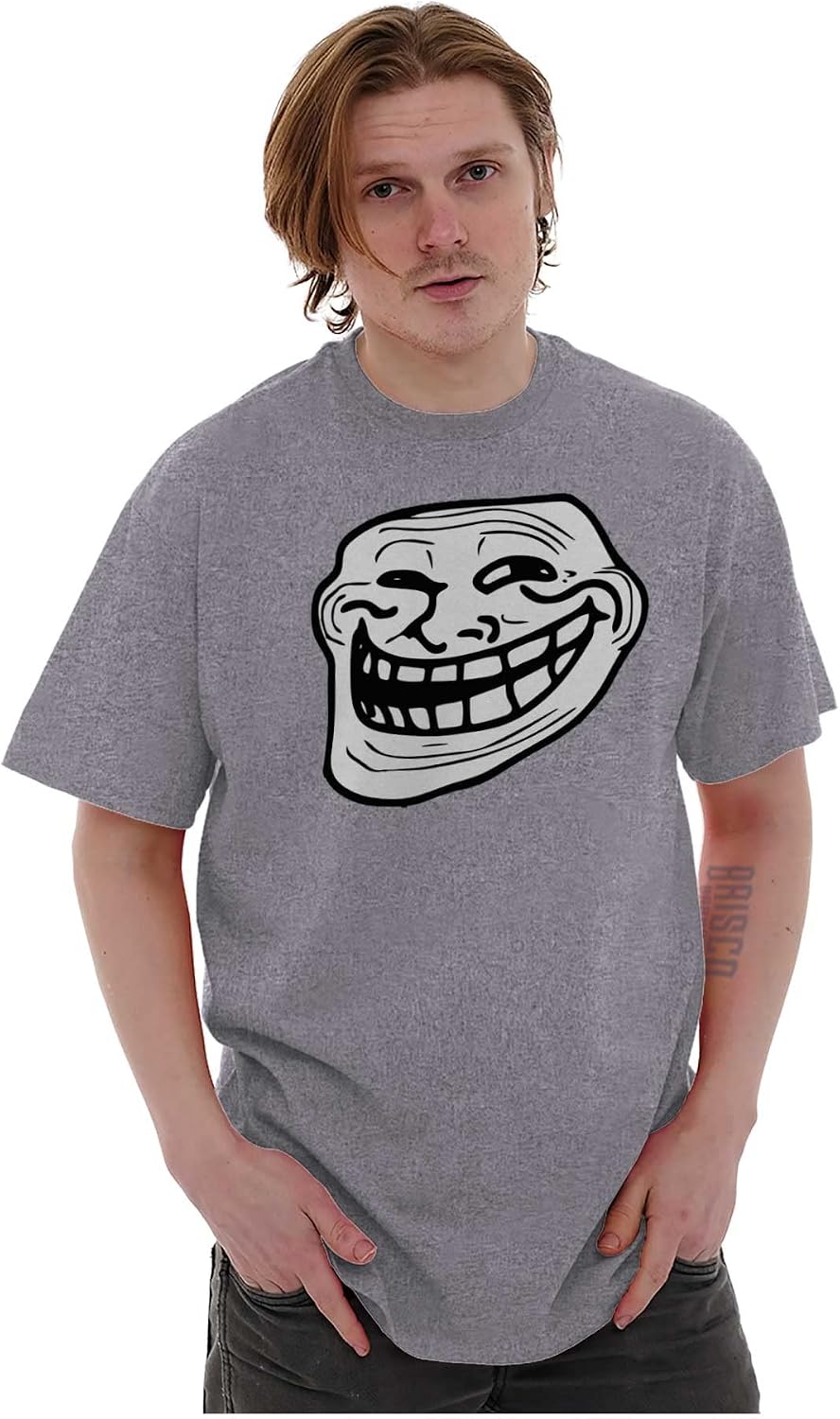 Troll Face Original Meme Smile Mad Graphic T Shirt Men or Women