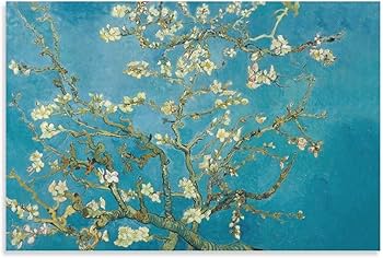 ★特大★ 手書き油絵 ゴッホ 花咲くアーモンドの枝 絵画 インテリア 油彩画 Amazon.co.jp: フィンセント ファン ゴッホ 抽象画『花咲く