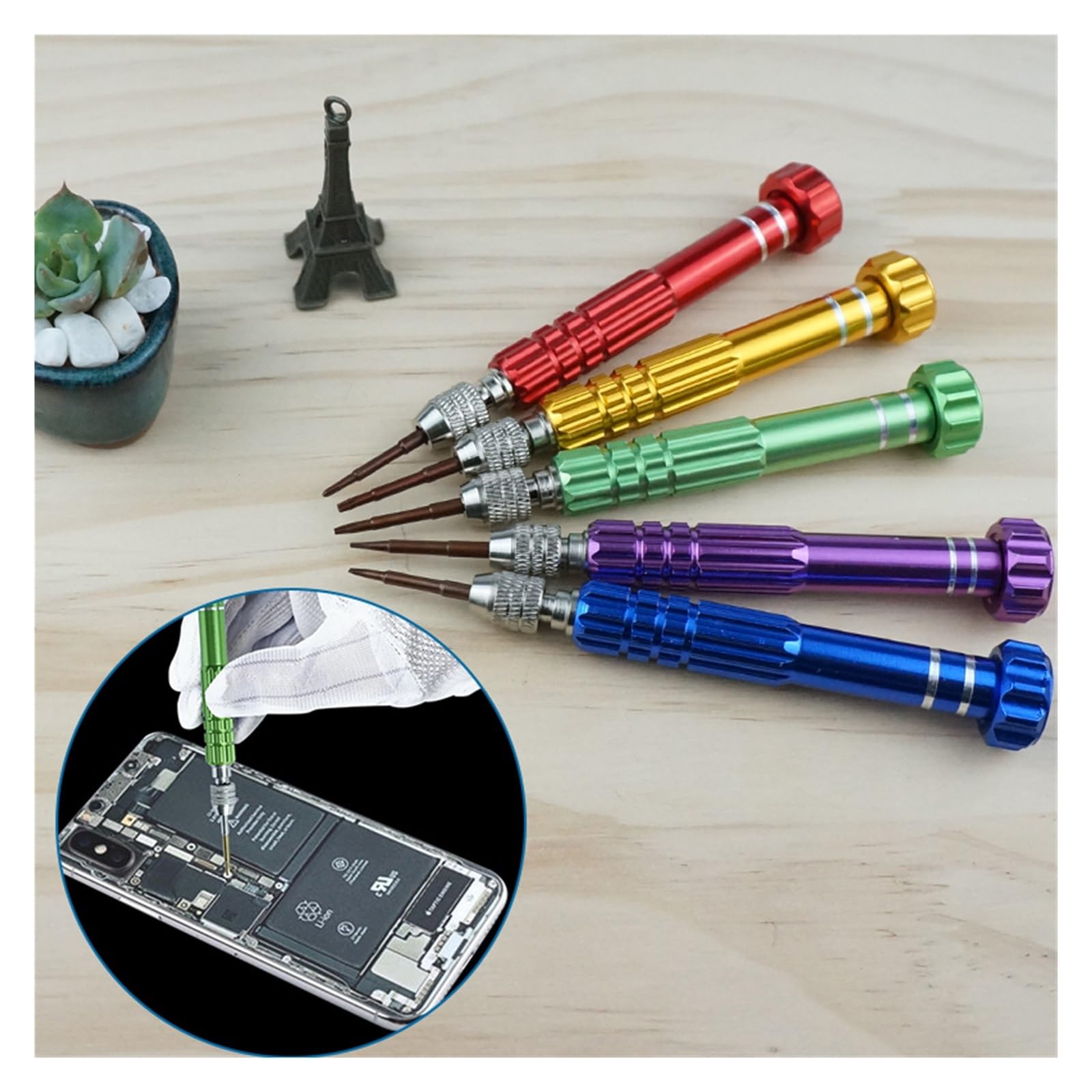 Kit Di Riparazione Cacciavite, 5 In 1, Strumento Manuale For Apertura