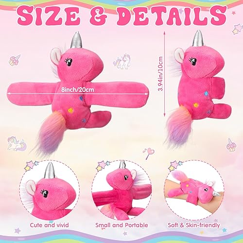 Vista 20 de Liliful Paquete de 8 pulseras de peluche para niños, diseño de gato de peluche, operación de Navidad, muñeca de 8 pulgadas, linda pulsera a presión