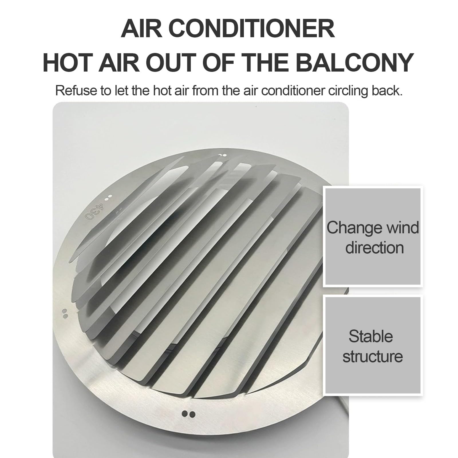 Housse et déflecteur universels pour climatiseur extérieur, Housse de Protection pour Pompe à Chaleur, Pare-Brise Anti-Vent Direct, Protection Contre la Dissipation de Chaleur de 58 cm pour