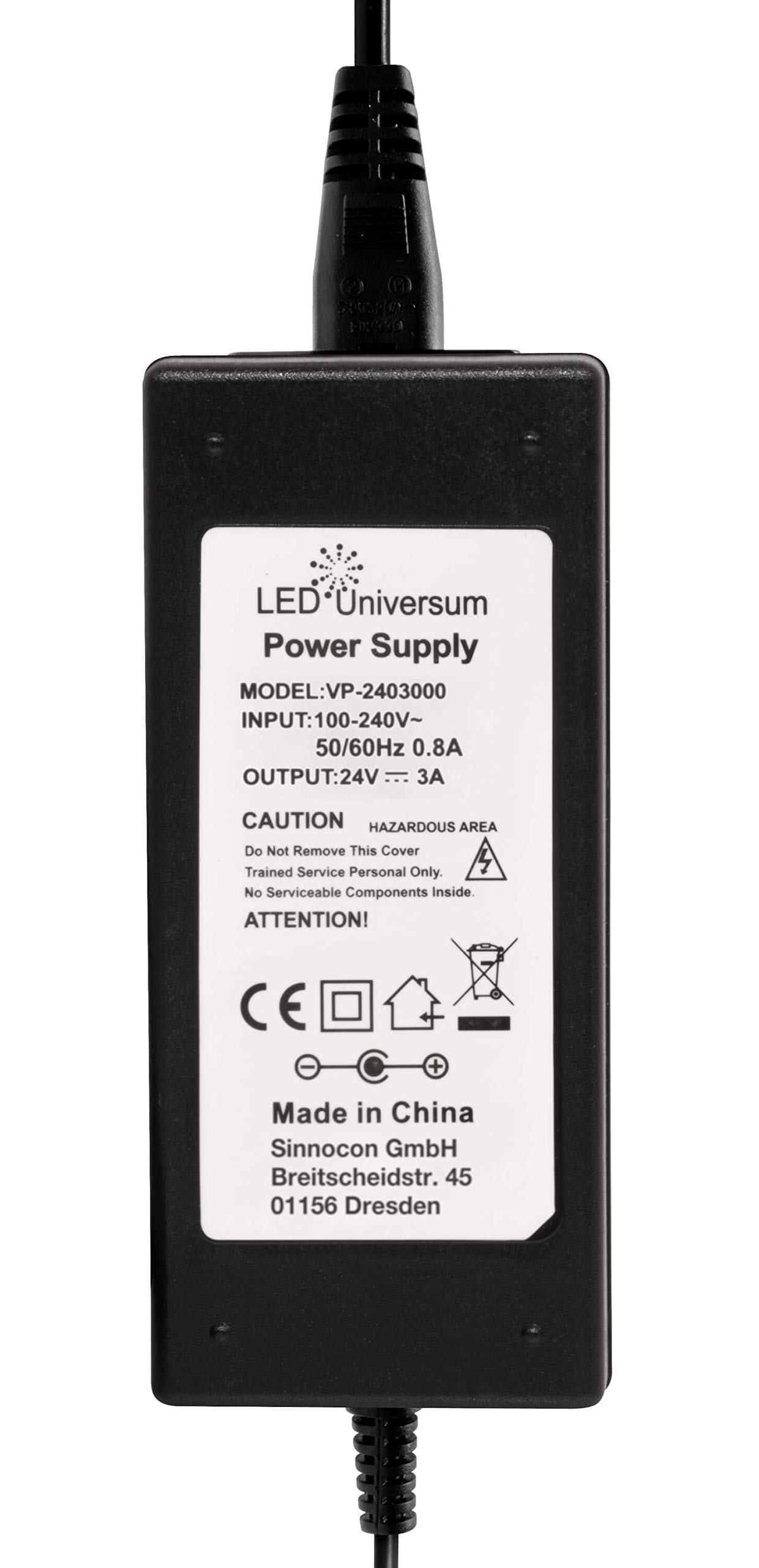 Premium 24 V LED Neon Flex striscia IP65 bianco caldo set di alimentatore 10 m