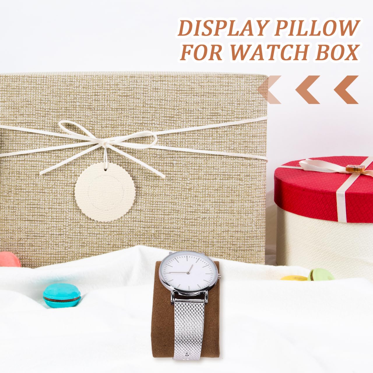 Holibanna 6 Almohadillas Para Relojes De Pulsera Cojines Pequeños Para Exhibir Y Guardar Relojes En Cajas Y Estuches De Joyas