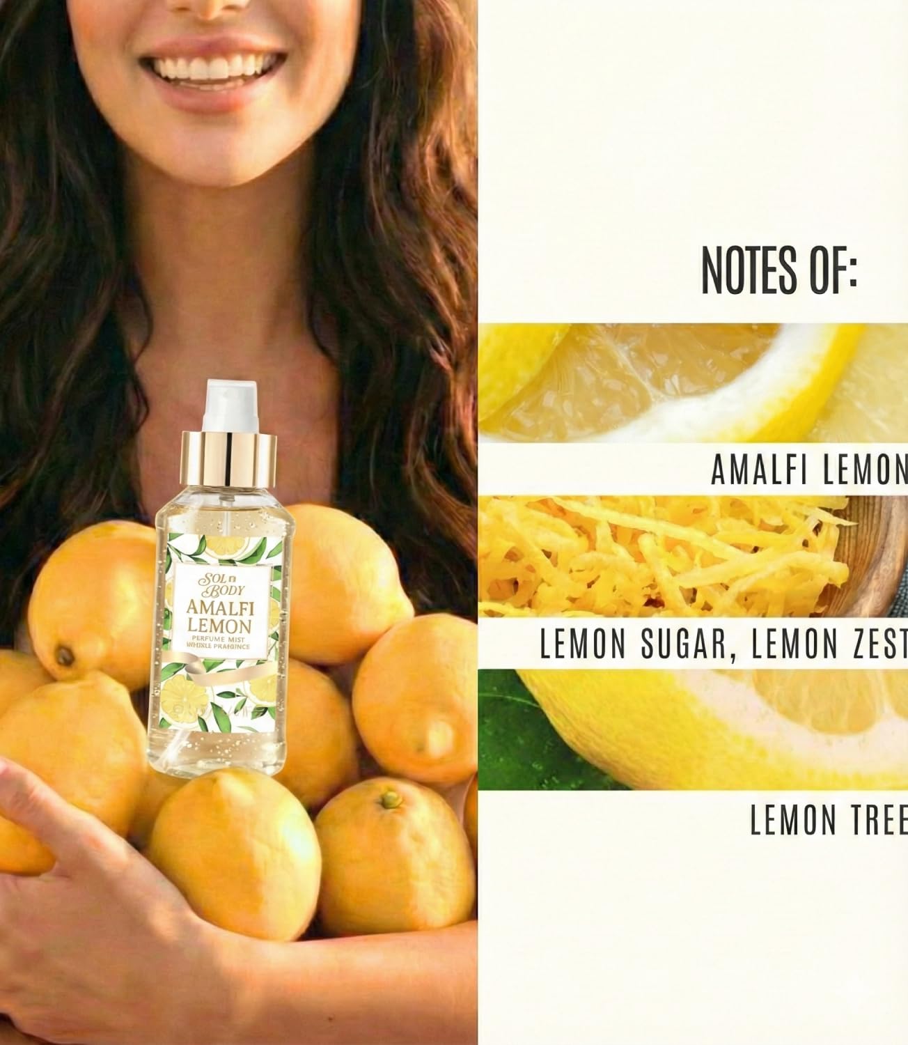 AMALFI LEMON Eau de Parfum with Plant Extraits | Refreshing, Uplifting Eternal Summer Blend of Amalfi Lemon, Lem'n Zest Sugared Lemn & Lemn Tree - Image 4