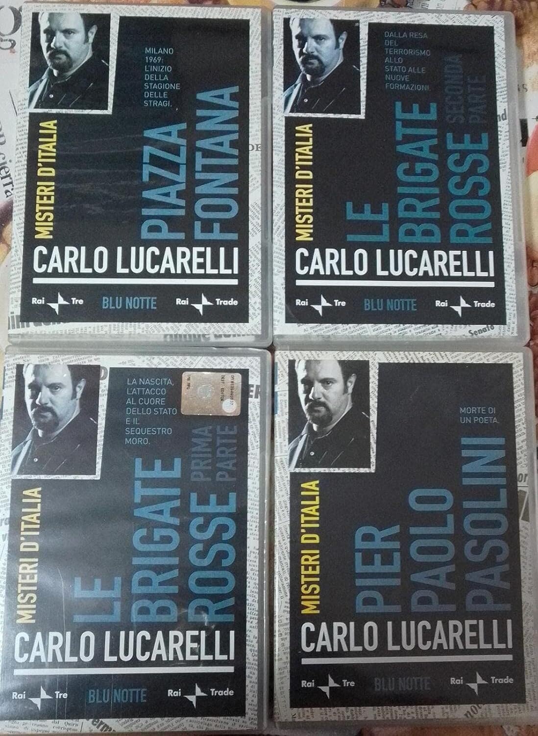 Blu Notte Misteri Italiani 4 Dvd - Brigate Rosse Prima e Seconda Parte, Pier Paolo Pasolini, Piazza Fontana